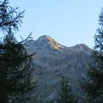 Blick zum Pizzo Campo Tencia der nun auch an der Sonne liegt