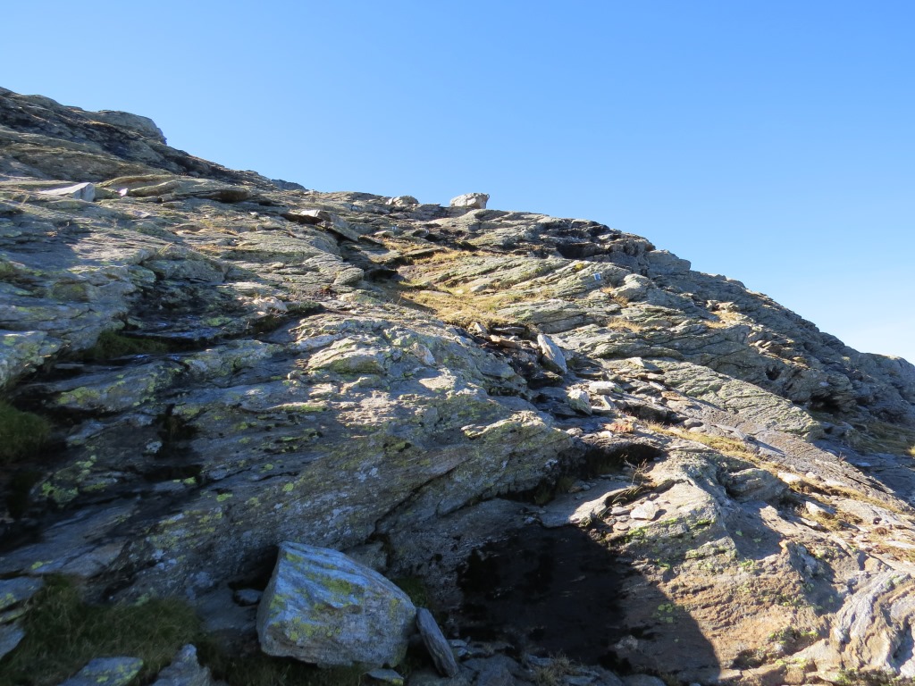 der Bergweg wird nun definitiv alpiner