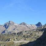 Blick Richtung Pizzo Campo Tencia. Der höchste Gipfel der vollständig auf Tessiner Boden steht