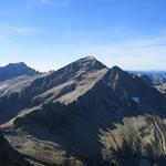 Blick zum Passo di Redòrta, Triangolino, Monte Zucchero und Rasiva