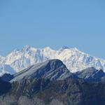 Blick zum Monte Rosa Massiv...