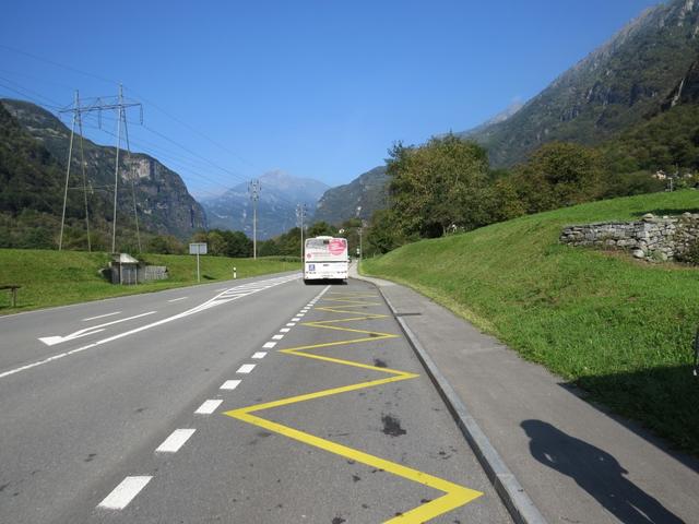 nach einer schönen Busfahrt von Locarno, steigen wir in Giumaglio Paese aus dem Bus