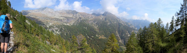 schönes Breitbildfoto in das Valle di Giumaglio