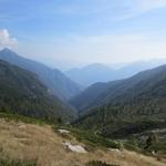 Blick talauswärts ins Valle di Giumaglio