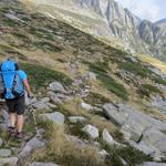 Tempi passati. Seit Jahrzenten wird diese grosse Alp nicht mehr bestossen