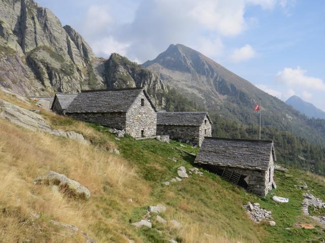 in den Jahren 2004/05 wurden die verfallenen Alphütten komplett neu aufgebaut