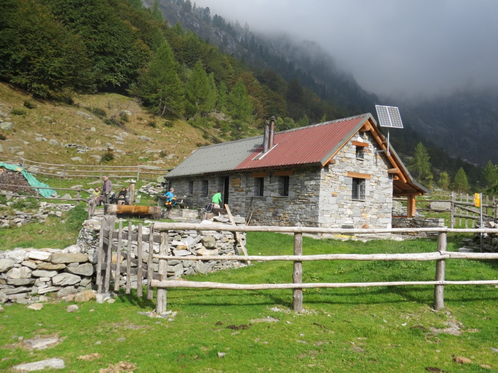 Blick zurück zur der Capanna Osola