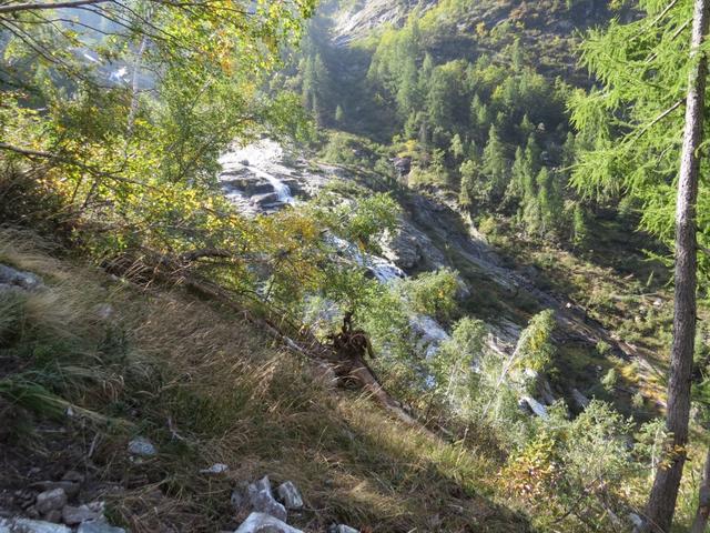 während dem Wandern begleitet uns das Rauschen des Ri di Tomè