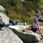 mit Blick auf diesen Juwel, legen wir eine Mittagspause ein