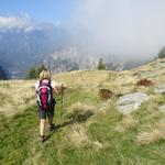 wir verabschieden uns mit einem weinenden Auge vom Lago Tome und dem Rifugio