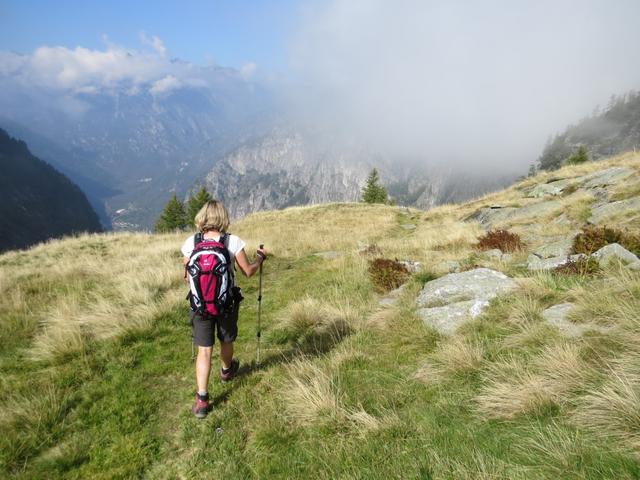 wir verabschieden uns mit einem weinenden Auge vom Lago Tome und dem Rifugio