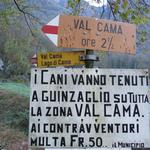 ...startet unsere Wanderung hinauf zum Camasee