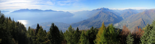 schönes Breitbildfoto vom Lago Maggiore. Bei Breitbildfotos nach dem anklicken, immer noch auf Vollgrösse klicken