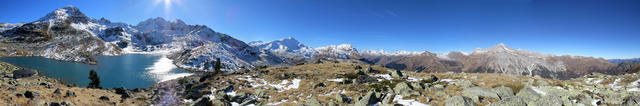 traumhaft schönes Breitbildfoto aufgenommen bei der Seehütte