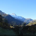 Blick hinauf zum Piz Beverin. Dort oben sind wir auch schon gestanden