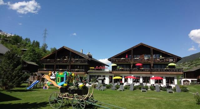 im Hotel La Collina in Grächen, haben wir ein Zimmer bezogen. Sehr unfreundliches Personal