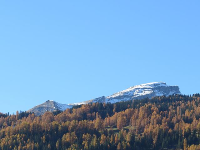 Blick hinauf zum Piz Beverin, den wir schon besucht haben