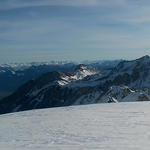 super schönes Breitbildfoto mit Säntis, Wildhauser Schafberg, Altmann, Gamser Rugg, Gamsberg, Alvier