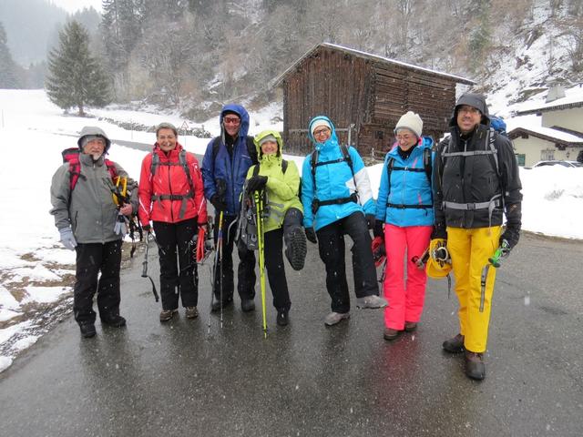 in Klosters-Dorf bei der Madrisa Talstation 1124 m.ü.M.