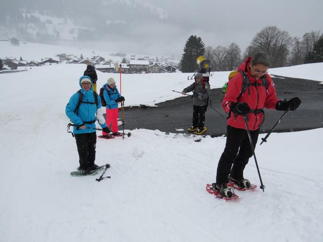 die Schneeschuhtour ins Schlappintal kann beginnen