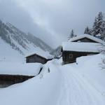 ...und laufen wieder nach Klosters zurück