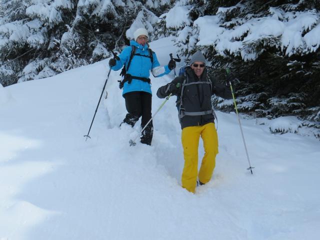 im Tiefschnee abwärts zu laufen ist einfach ein superlatives Gefühl