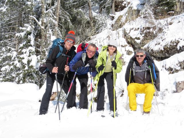 ich, Beat, Antonella und Peter