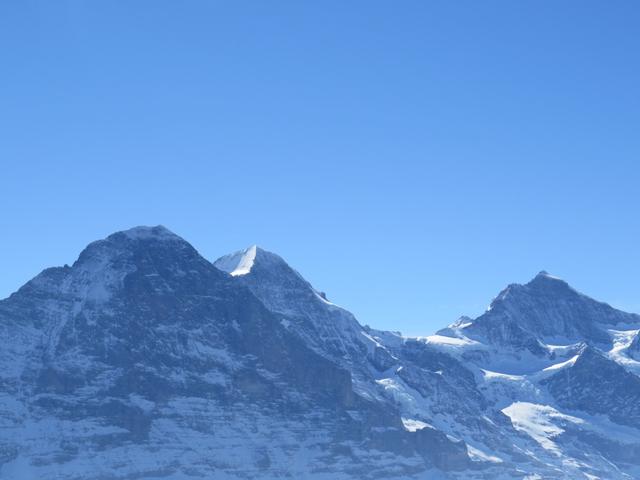 das Dreigestirn Eiger, Mönch und Jungfrau