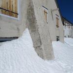 hier oben ist noch tiefster Winter und das Berghotel Faulhorn hat geschlossen