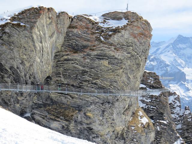 ...wir werden über den First Cliff Walk laufen