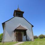 bei der schönen Kapelle in Montagny-près-Yverdon 459 m.ü.M. (leider geschlossen)