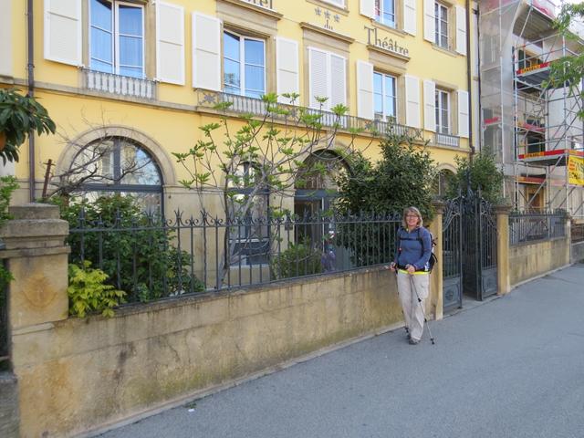 nach einem reichhaltigem Frühstück, verlassen wir das Hotel du Théâtre in Yverdon