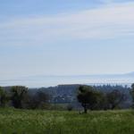 Blick von Chamblon hinunter Richtung Yverdon und Lac de Neuchâtel