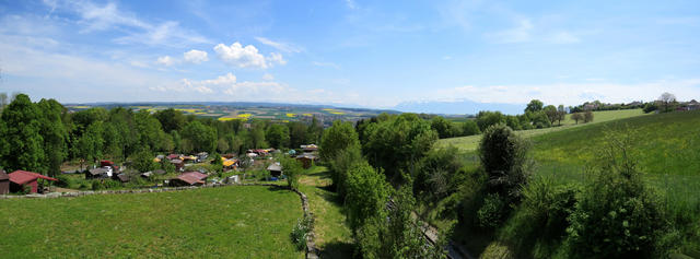 ... und diese schöne Aussicht. (Breitbildfoto)