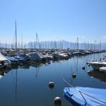 der Jachthafen von Lausanne-Ouchy