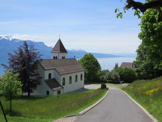 direkt neben der Bergstation der Standseilbahn 810 m.ü.M., laufen wir an dieser kleinen Kapelle vorbei