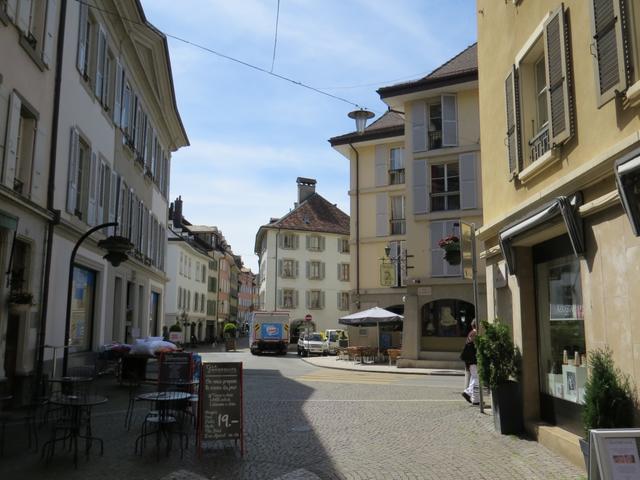 wir laufen durch die Altstadt Richtung Bahnhof