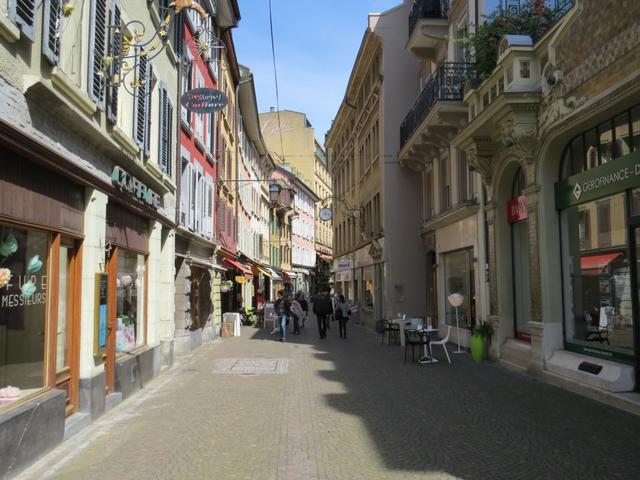 die Altstadt von Vevey hat uns gefallen