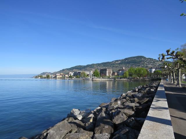 Blick zurück nach Vevey