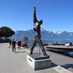 ... erreichen wir die Statue von Freddie Mercury, Leadsänger der Rockgruppe Queen. Leider viel zu früh gestorben