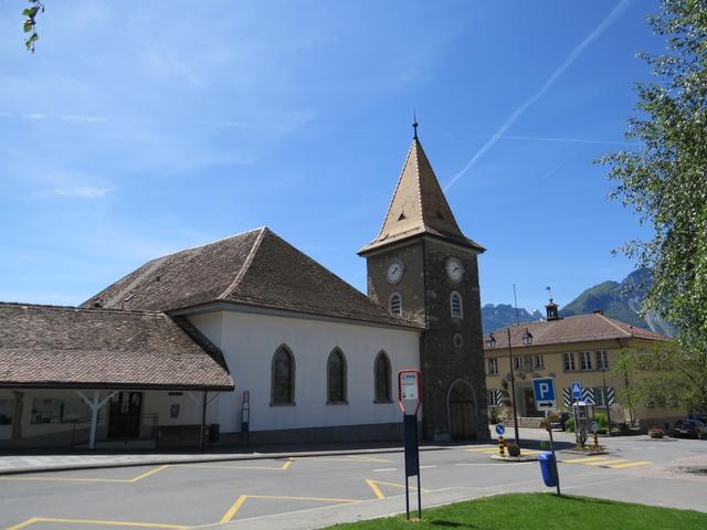 bei der kleinen Kirche von Roche 381 m.ü.M.