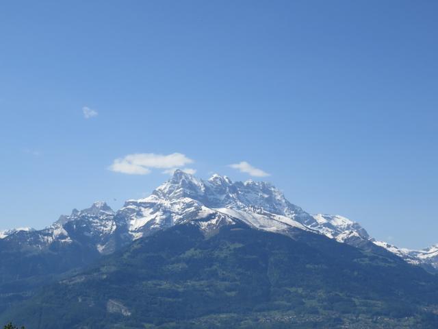 seit Tagen der Blickfang, der Dents du Midi. Was für ein Erlebnis, als wir dort oben standen