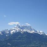 seit Tagen der Blickfang, der Dents du Midi. Was für ein Erlebnis, als wir dort oben standen