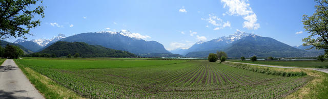 schönes Breitbilfoto vom Rhônetal