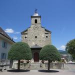 in Massongex 399 m.ü.M. die erste Katholische Kirche an der Via Francigena