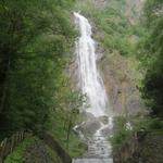 mit grosser Wucht schiesst das Wasser vom Lac de Salanfe hier ins Tal hinunter