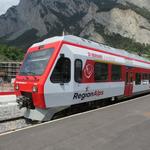 ...erreichen wir den Bahnhof von Sembrancher. Mit dem Zug fahren wir danach nach Martigny zurück...