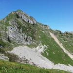 die genussvolle Kretenwanderung führt uns über die Pointe de Tremetta 1822 m.ü.M...