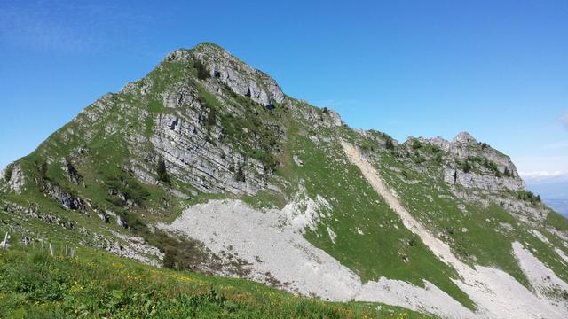 die genussvolle Kretenwanderung führt uns über die Pointe de Tremetta 1822 m.ü.M...