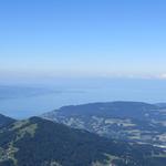 während der Pause auf dem Teysachaux geniessen wir nicht nur die Aussicht auf die Berge, sondern auch auf den Genfersee